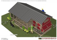 L105 - Chicken Coop Plans Construction - Chicken Coop Design - How To Build A Chicken Coop_05
